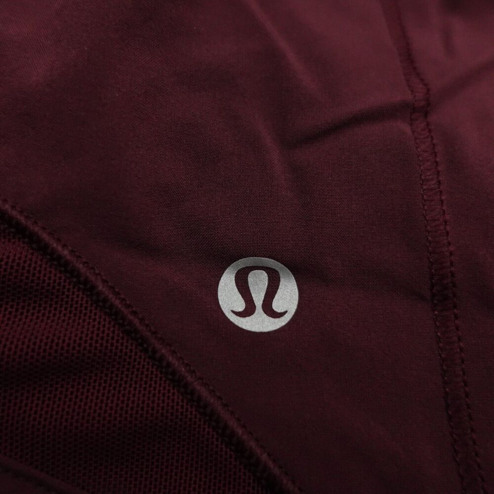 New Lululemon Size 2 Hotty Hot Shorts High Rise HR 4” Lined GARN Garnet - Picture 5 of 8